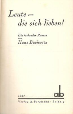 Leute, die sich lieben 1